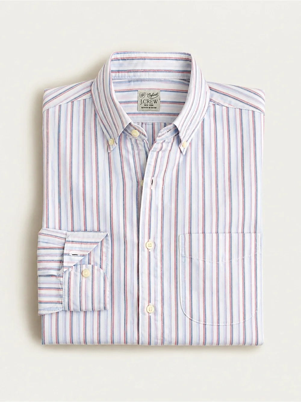 J. Crew Men’s Relaxed Broken-in Organic Cotton Oxford Shirt Size Large